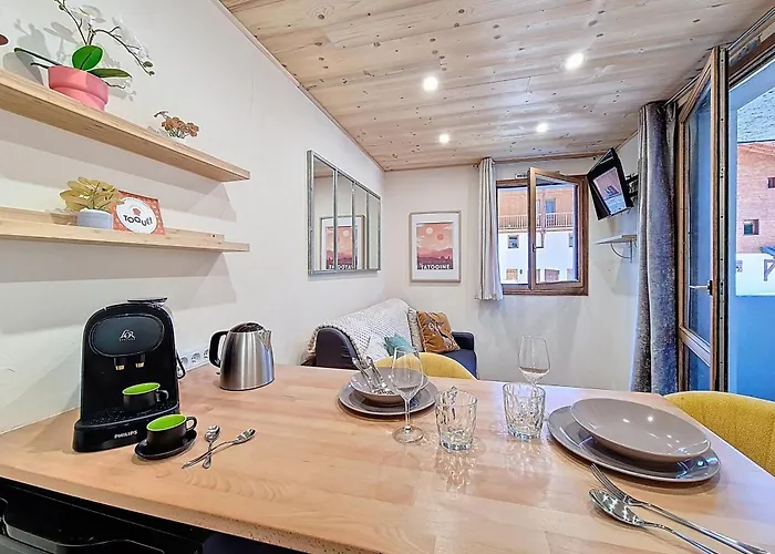 Cozy Au Pied Des Pistes Avec Balcon Sud, Pour 4 Personnes - Fr-1-832-3 Apartament